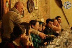 Last Thursday, students attended a wine tasting at a local enoteca.